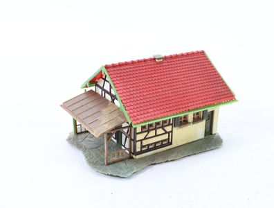 Faller H0 130277 Gebäude Wohnhaus Fachwerkhaus Dorfhaus / Licht