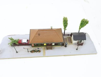 Vero H0 5457310/129/00009 Gebäude Fertigmodell Bahnhof Haltepunkt Borsdorf