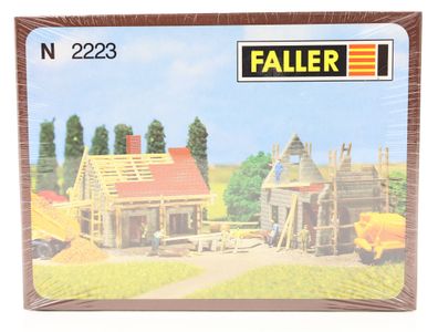 Faller N 2223 Gebäude Bausatz 2-tlg. Wohnhaus Rohbau Haus im Bau