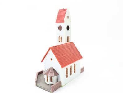 Faller H0 238 Gebäude Kirche Kleinstadtkirche Dorfkirche mit Brautpaar