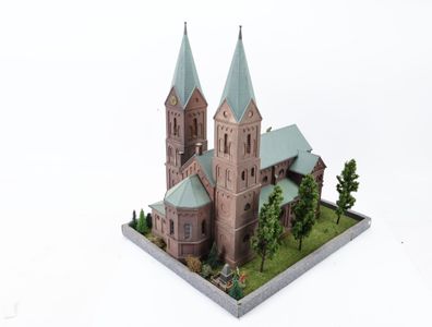 Kibri 39760 H0 Gebäude Diorama Romanische Stadtkirche in Jakobwüllesheim