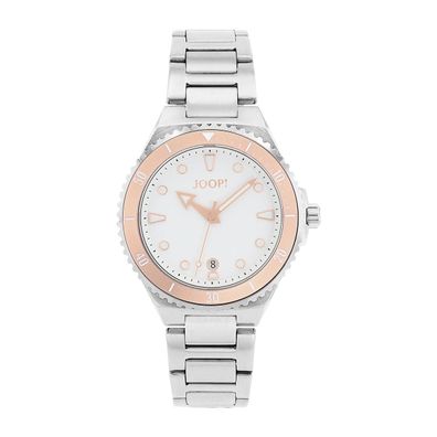 JOOP! Damen Armbanduhr 2037684 Edelstahl Bicolor Roségold