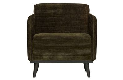 BePureHome - Sessel Statement aus gewebten Jacquard, Olive