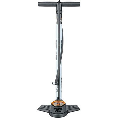 Standpumpe AIR-X-PLORER CLIK VALVE 10.0, AV/SV/DV SKS, bis 10 bar, schwarz/sky blue