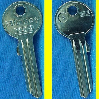 Schlüsselrohling Börkey 1527 1/2 Profil 2 für Ikon, BAB Profilzylinder SN 1