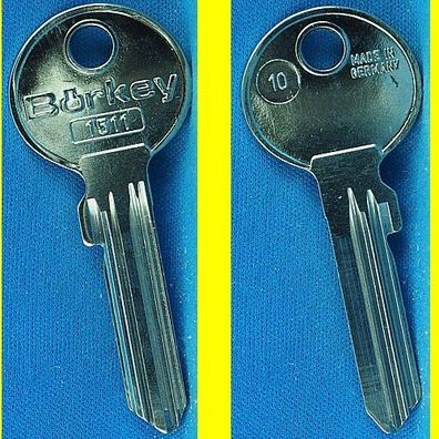 Schlüsselrohling Börkey 1511 Profil 10 für verschiedene Abus Profilzylinder