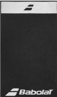 Babolat Medium Towel Black/White Handtuch für Tennis und Sport