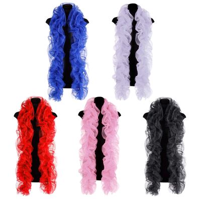 Boa Schal Organza 5 Farben Köln 20er Hippie Fantasy Tier Karneval Fasching