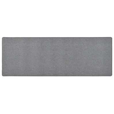 vidaXL Teppichläufer Dunkelgrau 80x250 cm