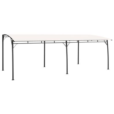 vidaXL Garten-Sonnenschutz 6x3x2,55 m Cremeweiß