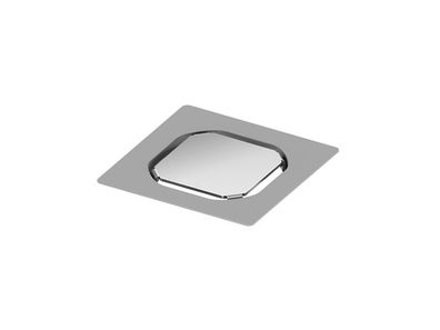 TECEdrainpoint S Rostrahmen Edelstahl 100x100 mm inkl. Fliesenträger rahmenlos