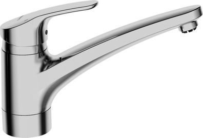HA EHM Küchenarm., ND Hansamix 0112 CU-Rohr Ausld. 203 mm DN15 chr