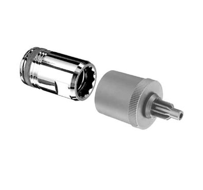 SCHELL Adapter QUICK Stecktechnik Schaftlänge 35, 1/2", ASAG, chrom