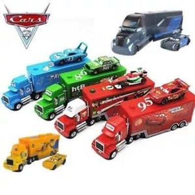 Truck+Car 2-teilig Disney Pixar Auto Diecast Spielzeug Sammlung Kinder Geschenke