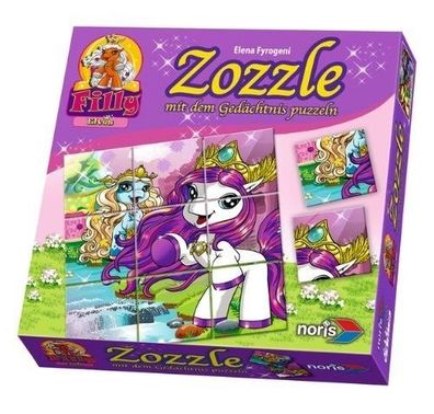 Noris Spiele 606010005 - Filly Elves Zozzle Jewel & Skip von Noris