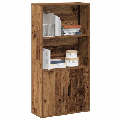vidaXL Bücherregal Altholz-Optik 60x24x120 cm Holzwerkstoff