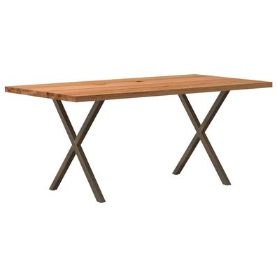 vidaXL Esstisch Hellbraun 180x90x74 cm Massivholz Eiche Rechteckig