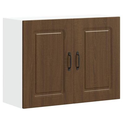 vidaXL Küchen-Hängeschrank Kalmar Braun Eichen-Optik Holzwerkstoff