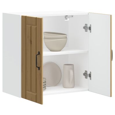 vidaXL Küchen-Hängeschrank Lucca Artisan-Eiche Holzwerkstoff