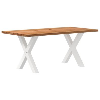vidaXL Esstisch Hellbraun 180x90x74 cm Massivholz Eiche Rechteckig