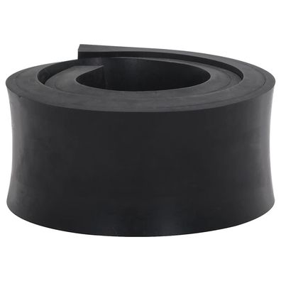 vidaXL Gummileiste für Schneepflug Schwarz 100x10x2 cm