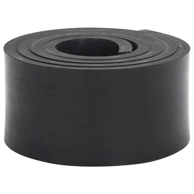 vidaXL Gummileiste für Schneepflug Schwarz 180x10x1 cm