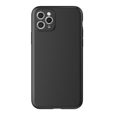 Vivo Y22 Schutzhuelle - Duennes Silikon Case in Schwarz