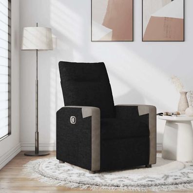 vidaXL Relaxsessel Schwarz Stoff