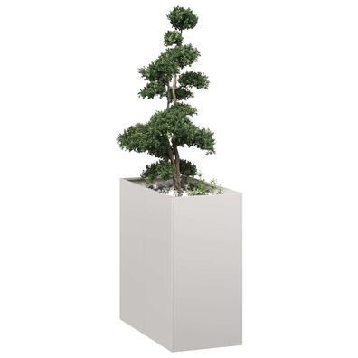 vidaXL Pflanzkübel 40x80x80 cm Edelstahl