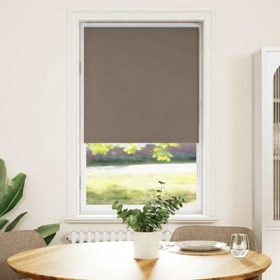 vidaXL Verdunkelungsrollo Kaffeebraun 70x130cm Stoffbreite 65,7 cm
