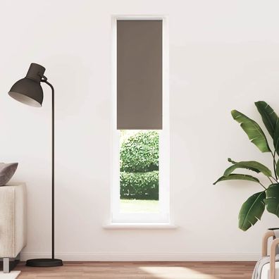 vidaXL Verdunkelungsrollo Kaffeebraun 40x210cm Stoffbreite 35,7 cm