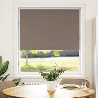 vidaXL Verdunkelungsrollo Kaffeebraun 100x150cm Stoffbreite 95,7cm
