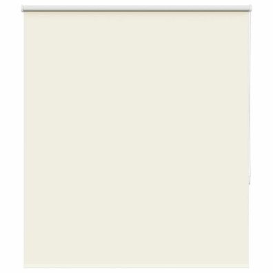 vidaXL Verdunkelungsrollo Cremeweiß 125x150cm Stoffbreite 121,6cm