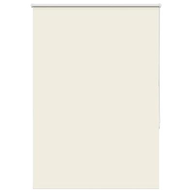vidaXL Verdunkelungsrollo Cremeweiß 95x150cm Stoffbreite 90,7 cm