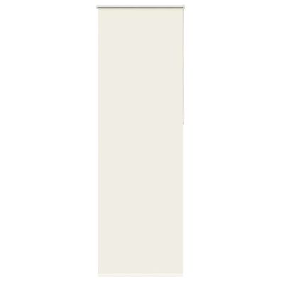 vidaXL Verdunkelungsrollo Cremeweiß 65x210cm Stoffbreite 60,7 cm