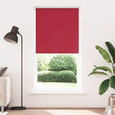 vidaXL Verdunkelungsrollo Rot 105x210cm Stoffbreite 100,7cm Polyester
