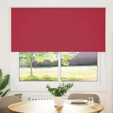 vidaXL Verdunkelungsrollo Rot 155x150cm Stoffbreite 151,6cm Polyester