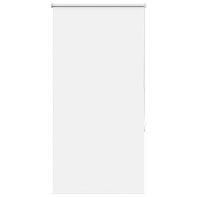 vidaXL Verdunkelungsrollo Weiß 80x130cm Stoffbreite 75,7 cm Polyester