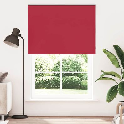 vidaXL Verdunkelungsrollo Rot 145x230cm Stoffbreite 141,6cm Polyester