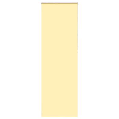 vidaXL Verdunkelungsrollo Gelb 85x210 cm Stoffbreite 80,7 cm Polyester
