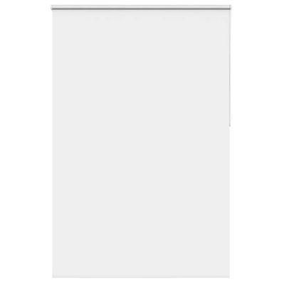 vidaXL Verdunkelungsrollo Weiß 145x230cm Stoffbreite 141,6cm Polyester
