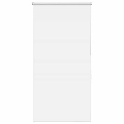 vidaXL Verdunkelungsrollo Weiß 75x175cm Stoffbreite 70,7 cm Polyester