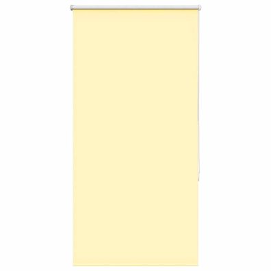 vidaXL Verdunkelungsrollo Gelb 70x175 cm Stoffbreite 65,7 cm Polyester
