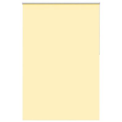 vidaXL Verdunkelungsrollo Gelb 150x210cm Stoffbreite 146,6cm Polyester