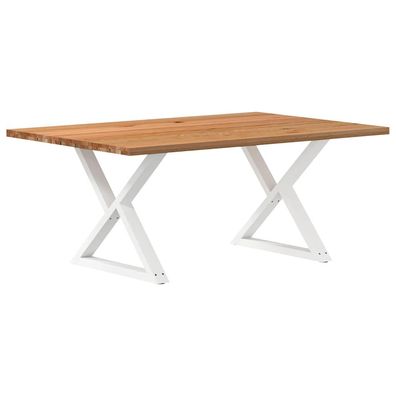 vidaXL Esstisch Hellbraun 180x120x74 cm Massivholz Eiche Rechteckig