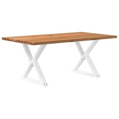 vidaXL Esstisch Hellbraun 180x100x74 cm Massivholz Eiche Rechteckig