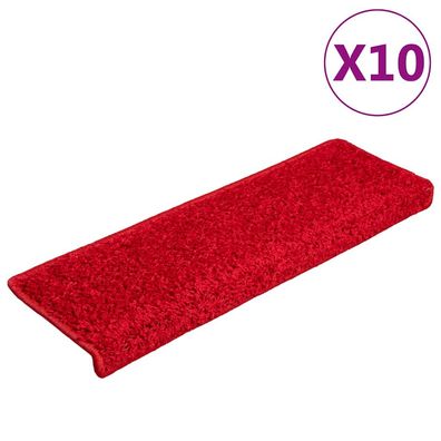vidaXL Stufenmatten 20 Stk. 65x21x4 cm Rot