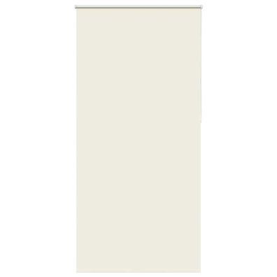 vidaXL Verdunkelungsrollo Cremeweiß 90x210cm Stoffbreite 85,7 cm