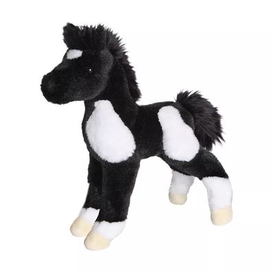 Fohlen schwarz/weiß "Runner" Plüschtier Stofftier Plüsch-Pferd Kuscheltier 26 cm