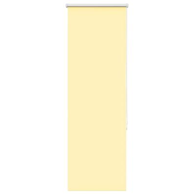 vidaXL Verdunkelungsrollo Gelb 45x175 cm Stoffbreite 40,7 cm Polyester